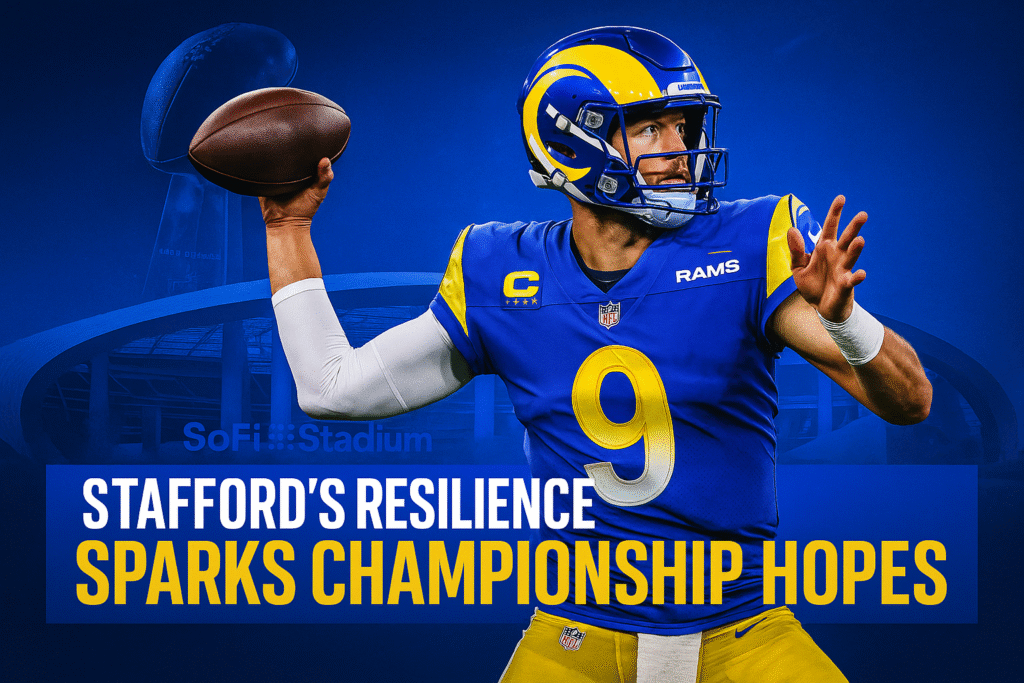 Mathew Stafford of the Los Angeles Rams