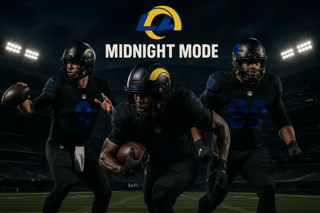 Los Angeles Rams Midnight Mode Uniforms