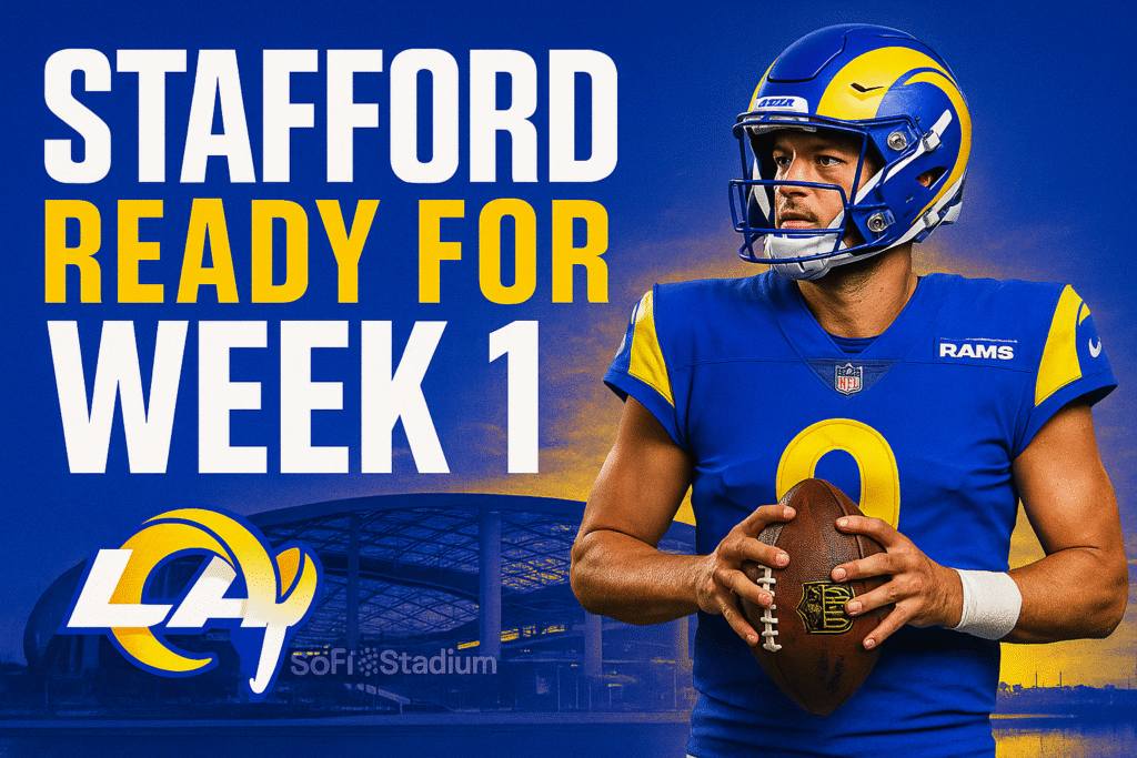 Mathew Stafford of the Los Angeles Rams