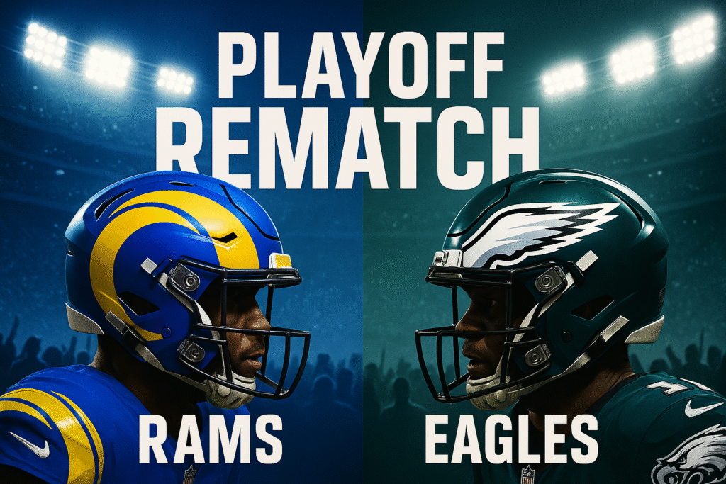 Rams Seek Redemption in Playoff Rematch Against Undefeated Eagles
