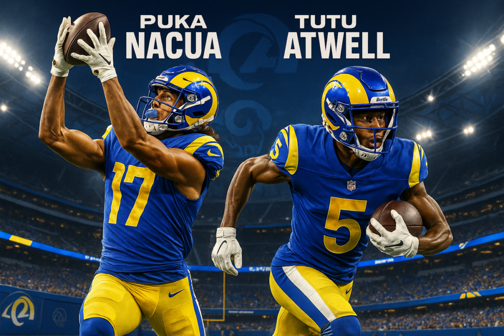 Rams Ride High on Unlikely Heroes: Nacua and Atwell Sparking Super Bowl Dreams