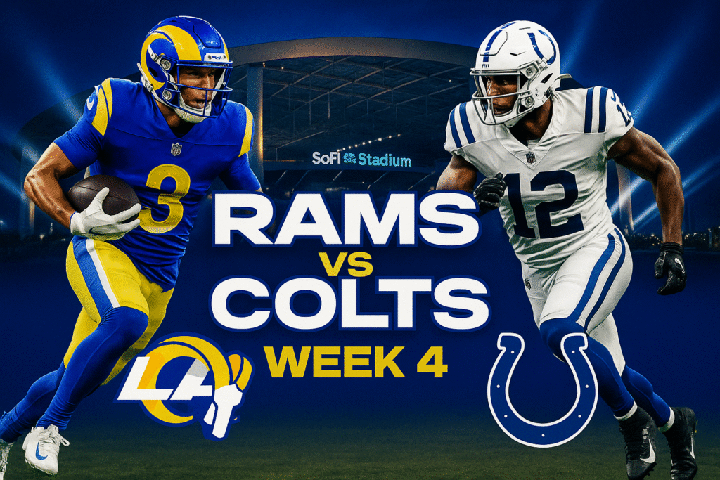 Rams Look to Rebound Against Undefeated Colts in Week 4 Showdown