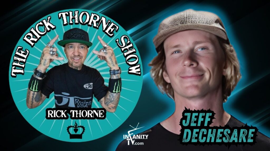 Promotional image for the Thorne Show featuring Rick Thorne and Jeff Decker.