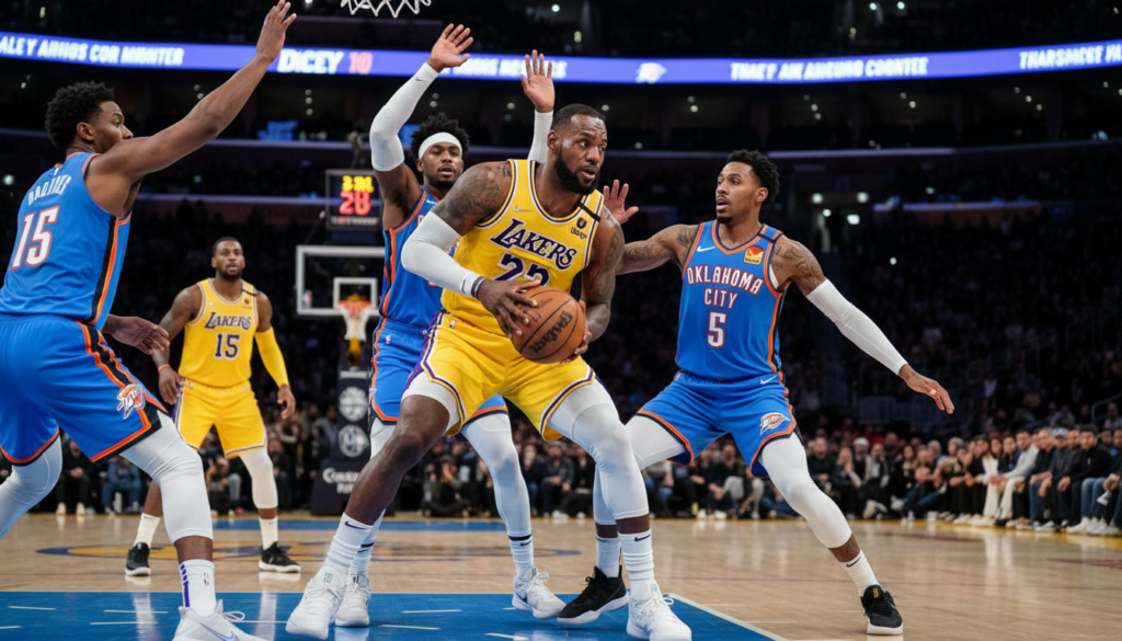 Lakers Face Must-Win Scenario Against Thunder: Can Los Angeles Bounce Back in Game 2?