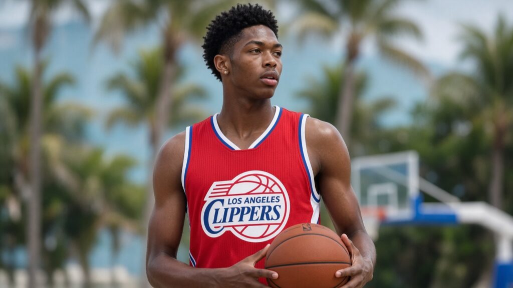 10 Days to Mānoa: Clippers Open Camp Without Kawhi — Dual-Team Oahu Week, Depth Chart Locked In, Calendar Loaded Brandon Ingram in Clippers jersey with team logo, Hawaii camp vibe