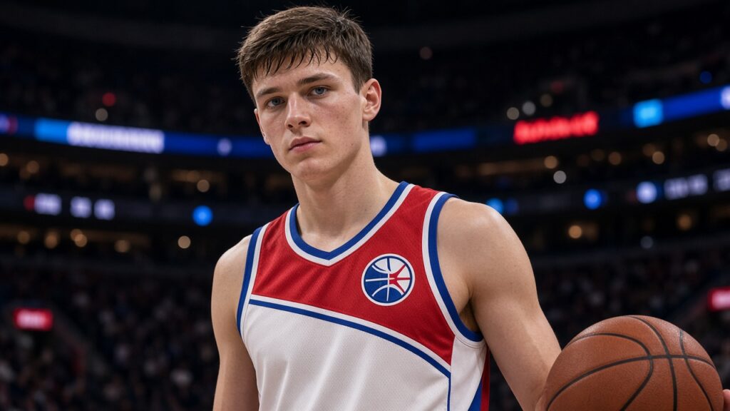 Seven Days to Media Day: Keaton Wagler’s Camp Case — Lottery Guard, Crowded Wing, Hawaiʻi Minutes on the Clock Keaton Wagler in Clippers jersey with team logo